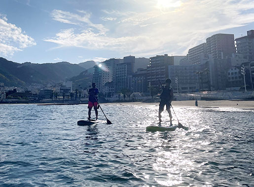 熱海の海を散歩する SUP体験